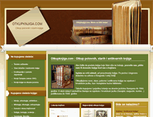 Tablet Screenshot of otkupknjiga.com